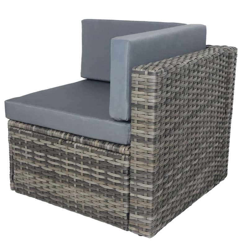 7 Piece Patio Furniture Sets Outdoor Sectional Sofa