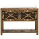 preview thumbnail 13 of 15, TV Stand Wood Metal TV Console Entertainment Center for TVs Up to 44"