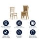 preview thumbnail 2 of 13, Set of 6 Children's Classic Resin Chiavari Chairs for All Occasions - 12"W x 12"D x 24.75"H
