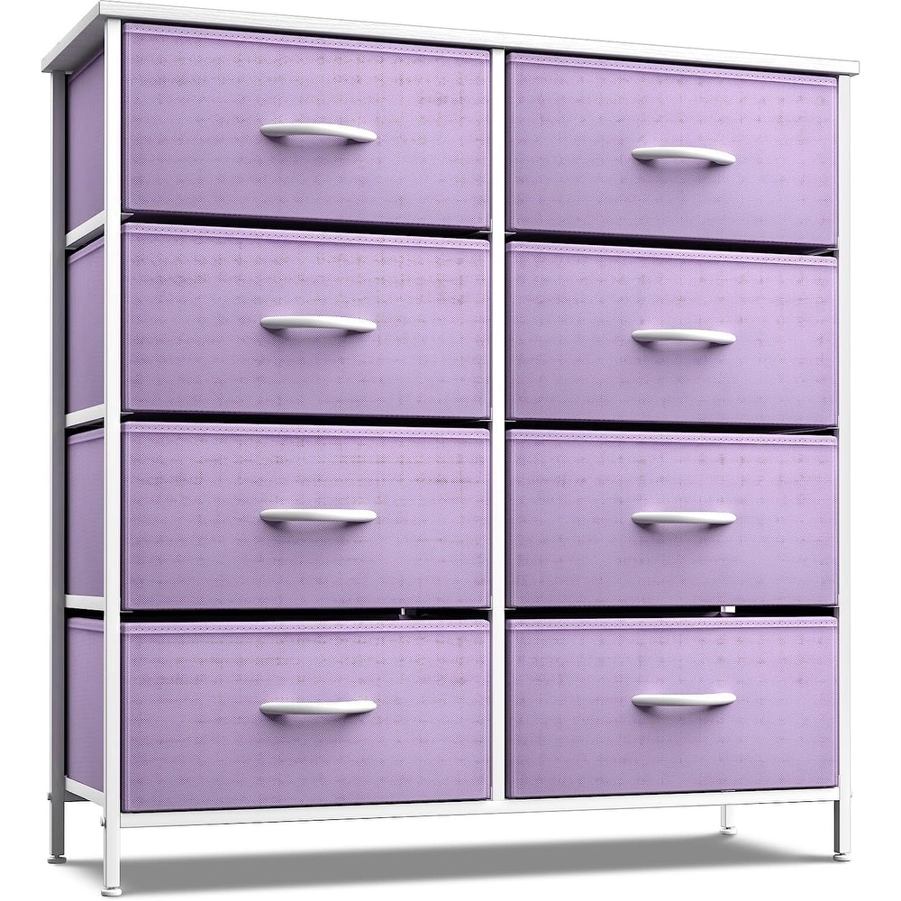 Sorbus Dresser w/ 8 Fabric Bin Drawers- Furniture Storage Chest for Kids Bedroom