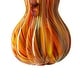 preview thumbnail 32 of 34, Glitzhome Multi Striped Fall Harvest Glass Pumpkins Halloween Thanksgiving Festival Decorations