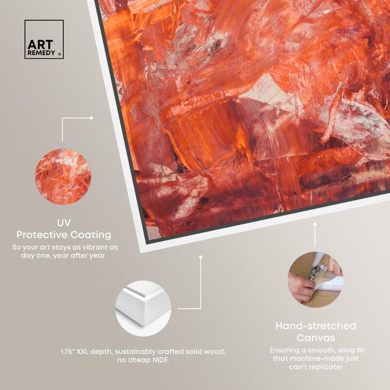 Shades of Red II Canvas by Art Remedy