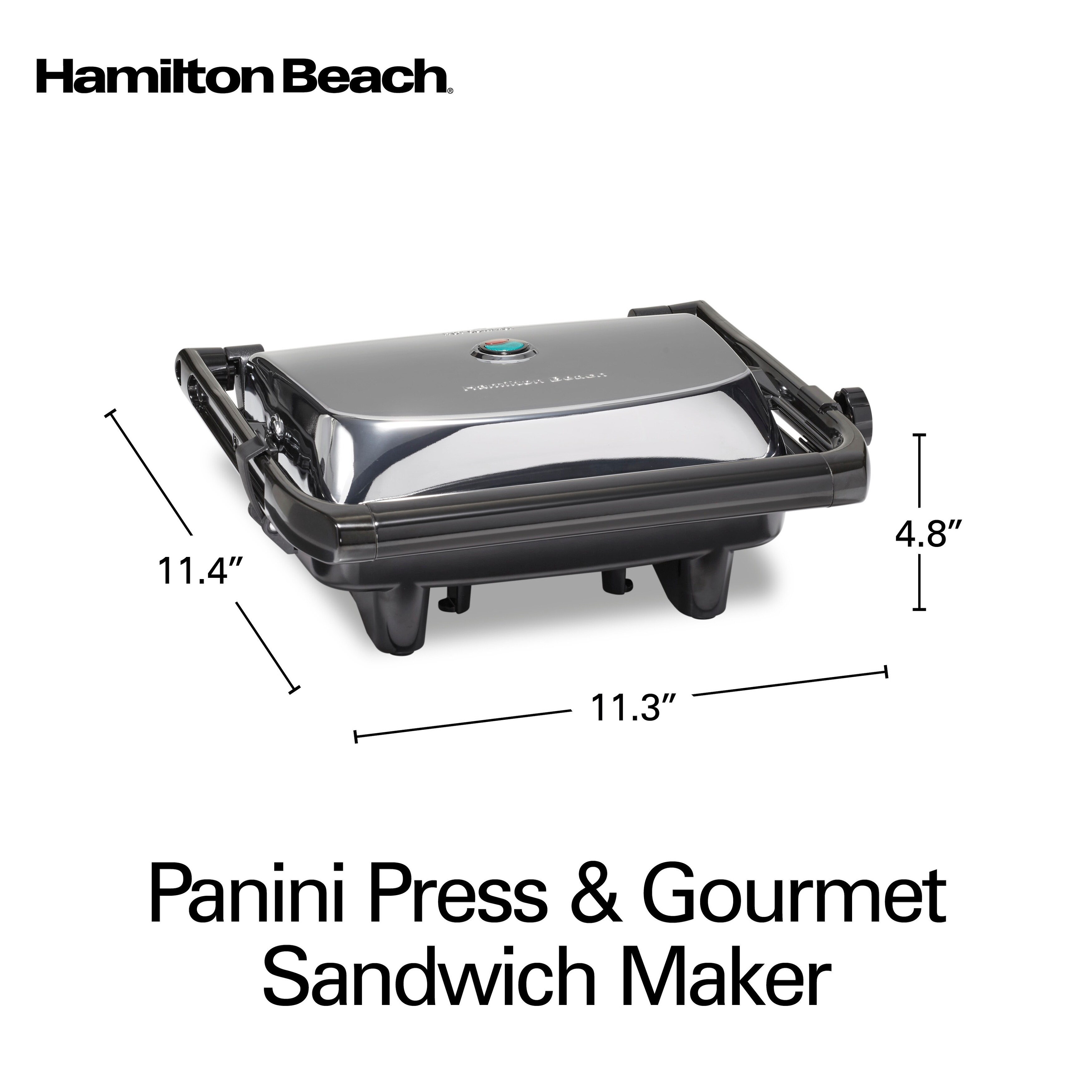 Hamilton Beach Panini Press Gourmet Sandwich Maker - Bed Bath