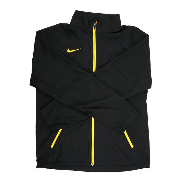 nike black and yellow jacket