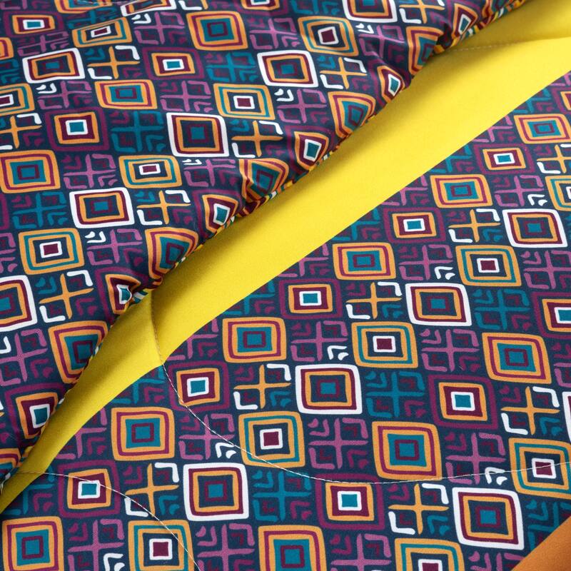 Lush Decor Boho Stripe Reversible Oversized Comforter