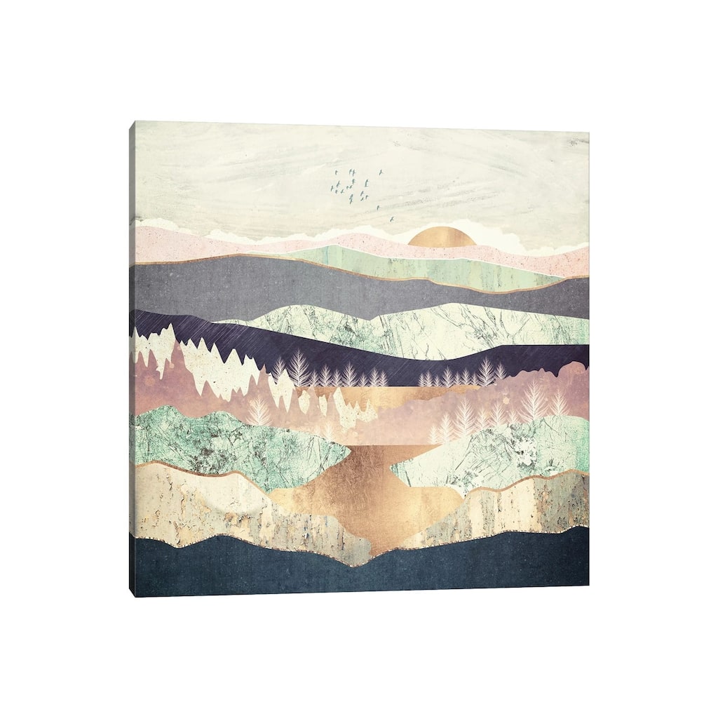 iCanvas "Golden Spring Reflection" by SpaceFrog Designs Canvas Print