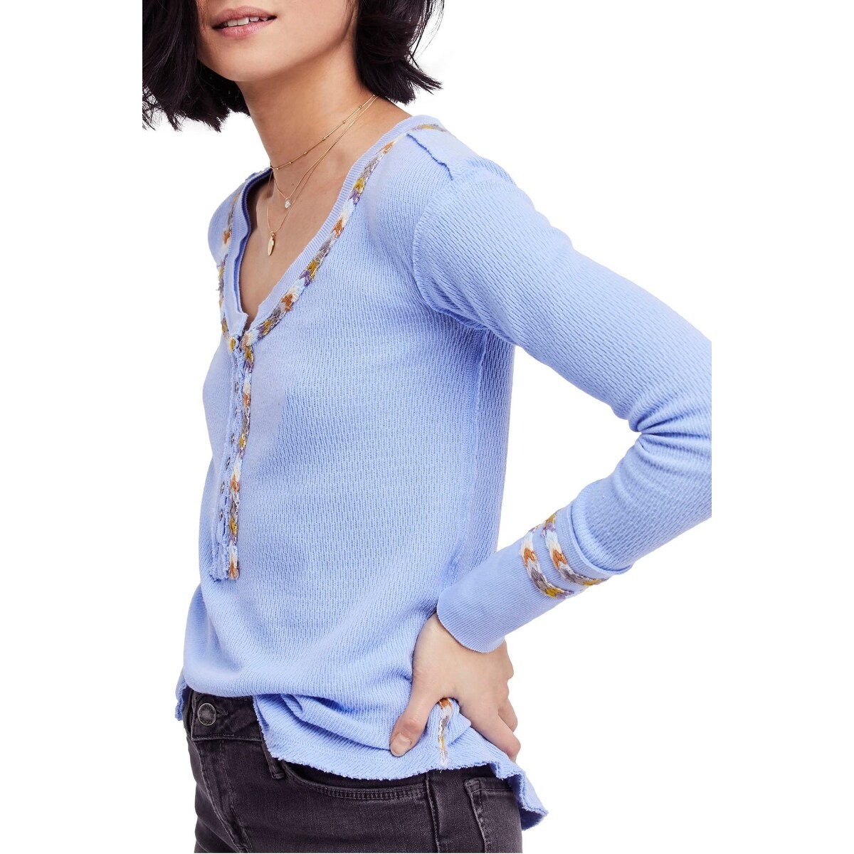 free people thermal shirts