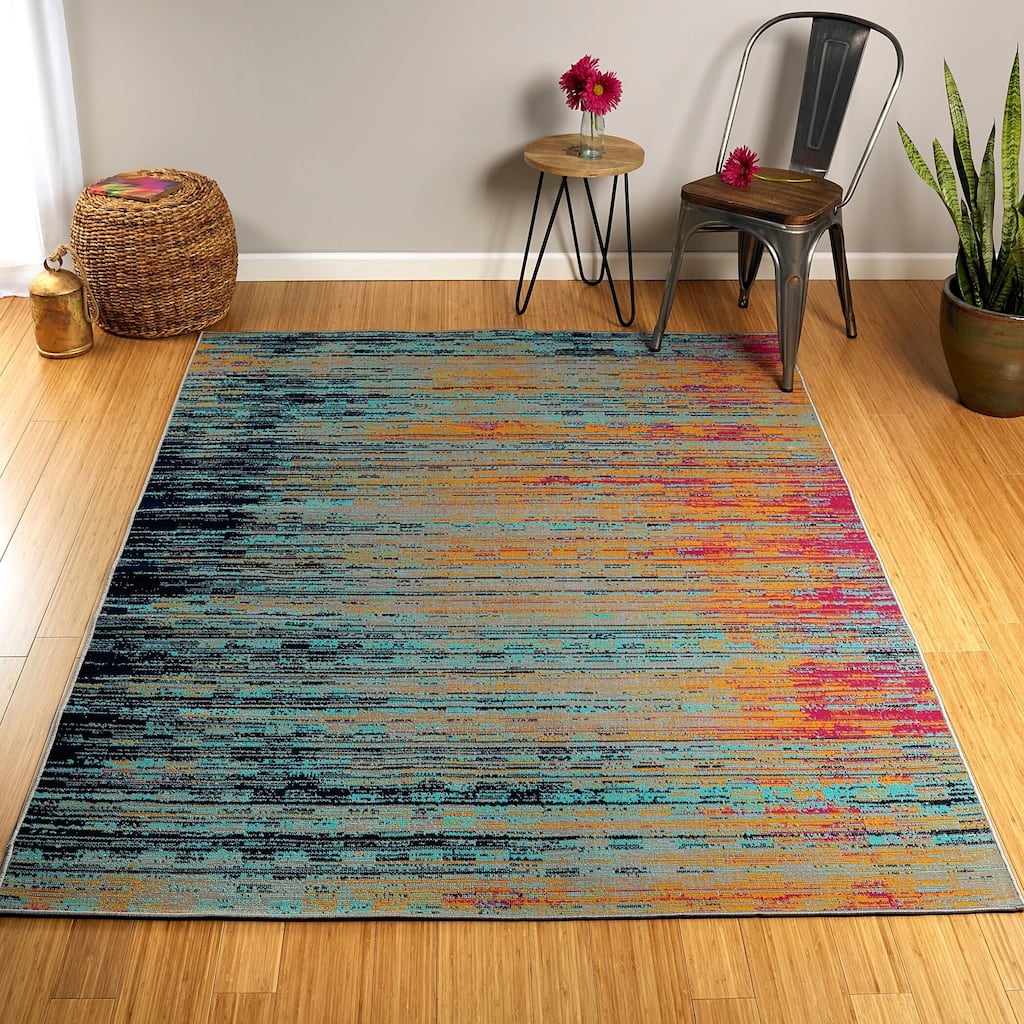 The Curated Nomad Belden Multicolor Indoor/ Outdoor Rug