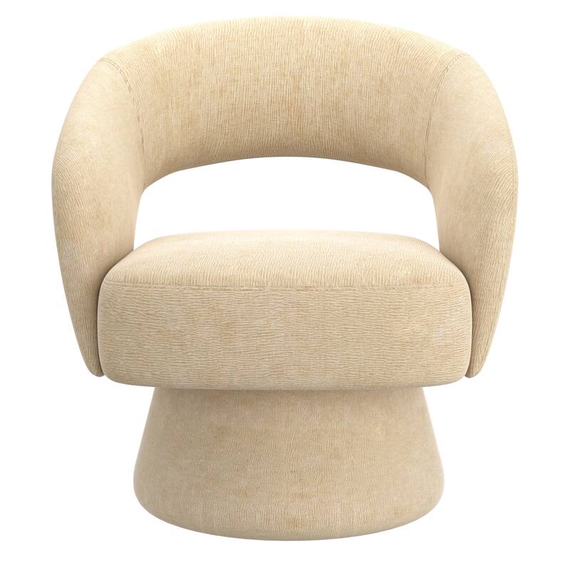 Modern Fabric Swivel Accent Chair