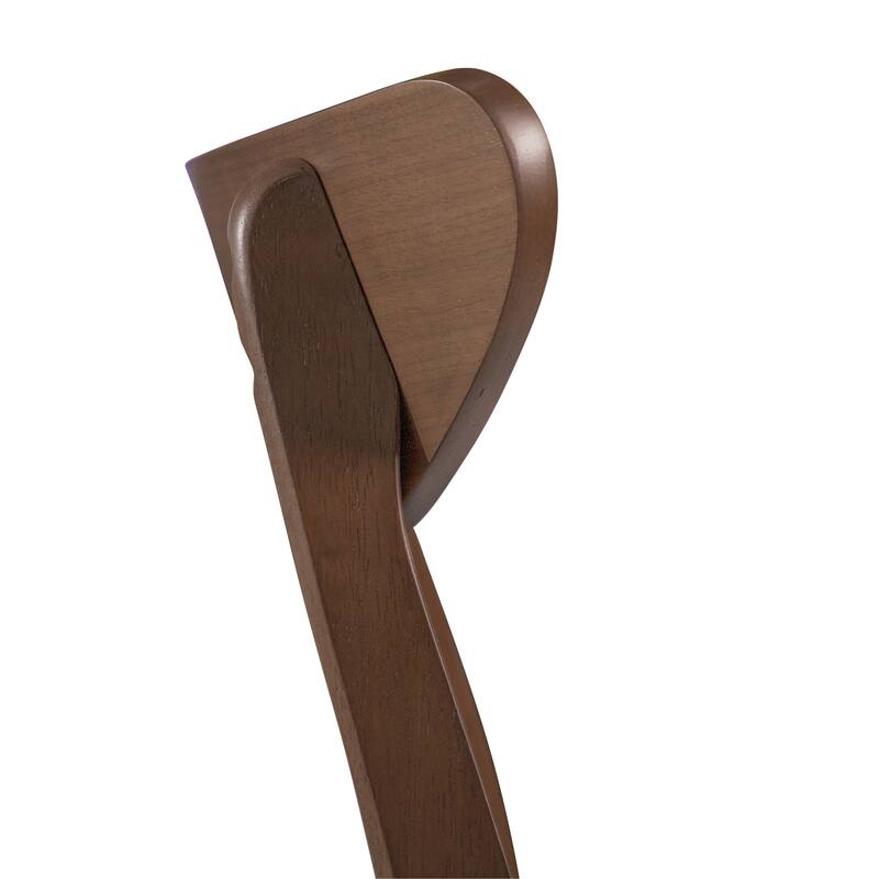 Furniture of America Beck Mid-century 7-Piece Wood Dining Table Set