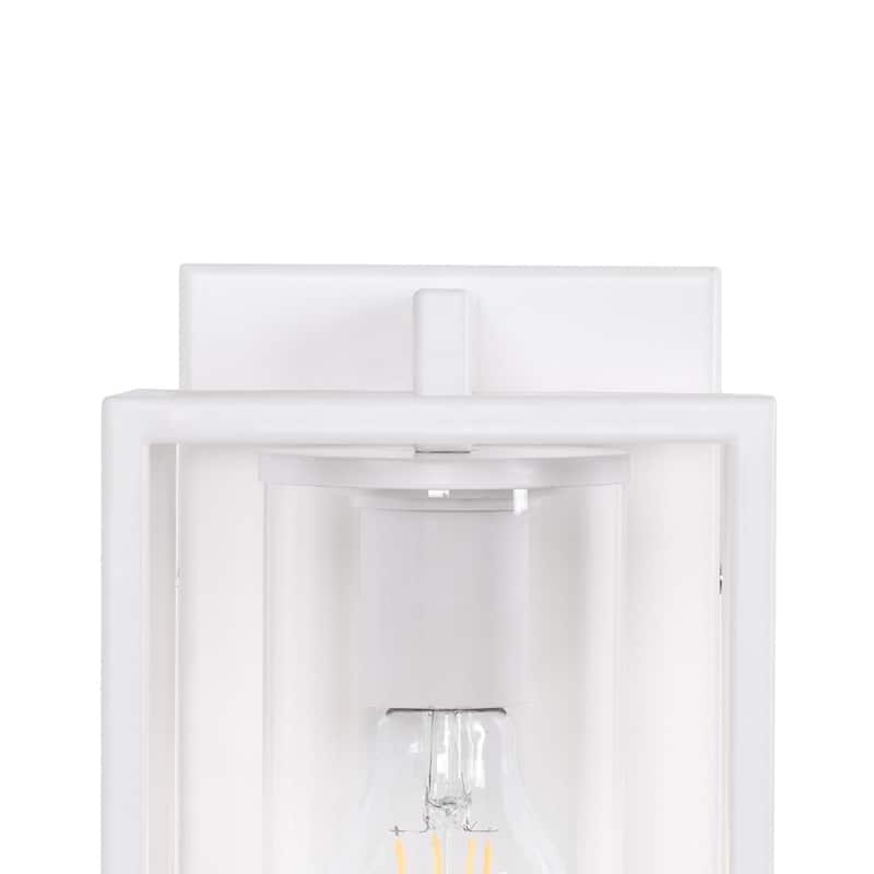 2-Pack Industrial Metal Outdoor Wall Lantern
