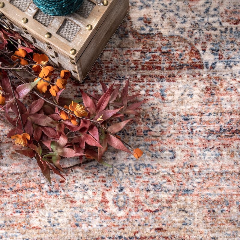 Nuloom Annalee Nebulous Rosette Faded Area Rug