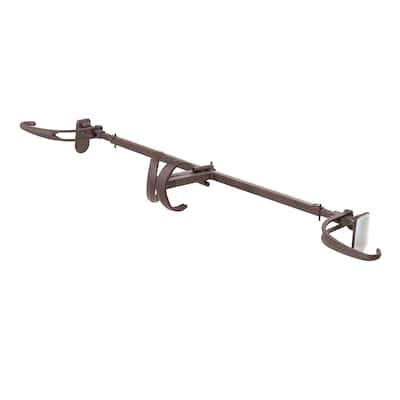Garland Hanger - Single Door (34-52 Inch Doors) (Brown) - Brown