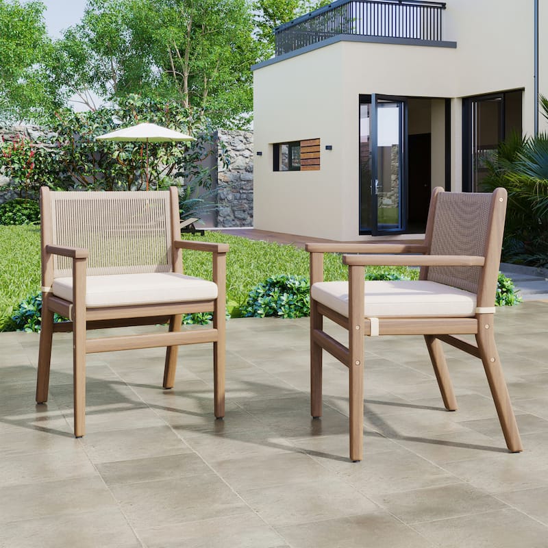 Christopher Knight Home Refined Patio Dining Chair Set of 2