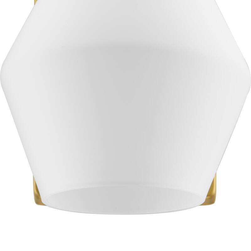 Copeland Collection One-Light Brushed Gold Mid-Century Modern Vanity Light - 6 in x 7 in x 8 in