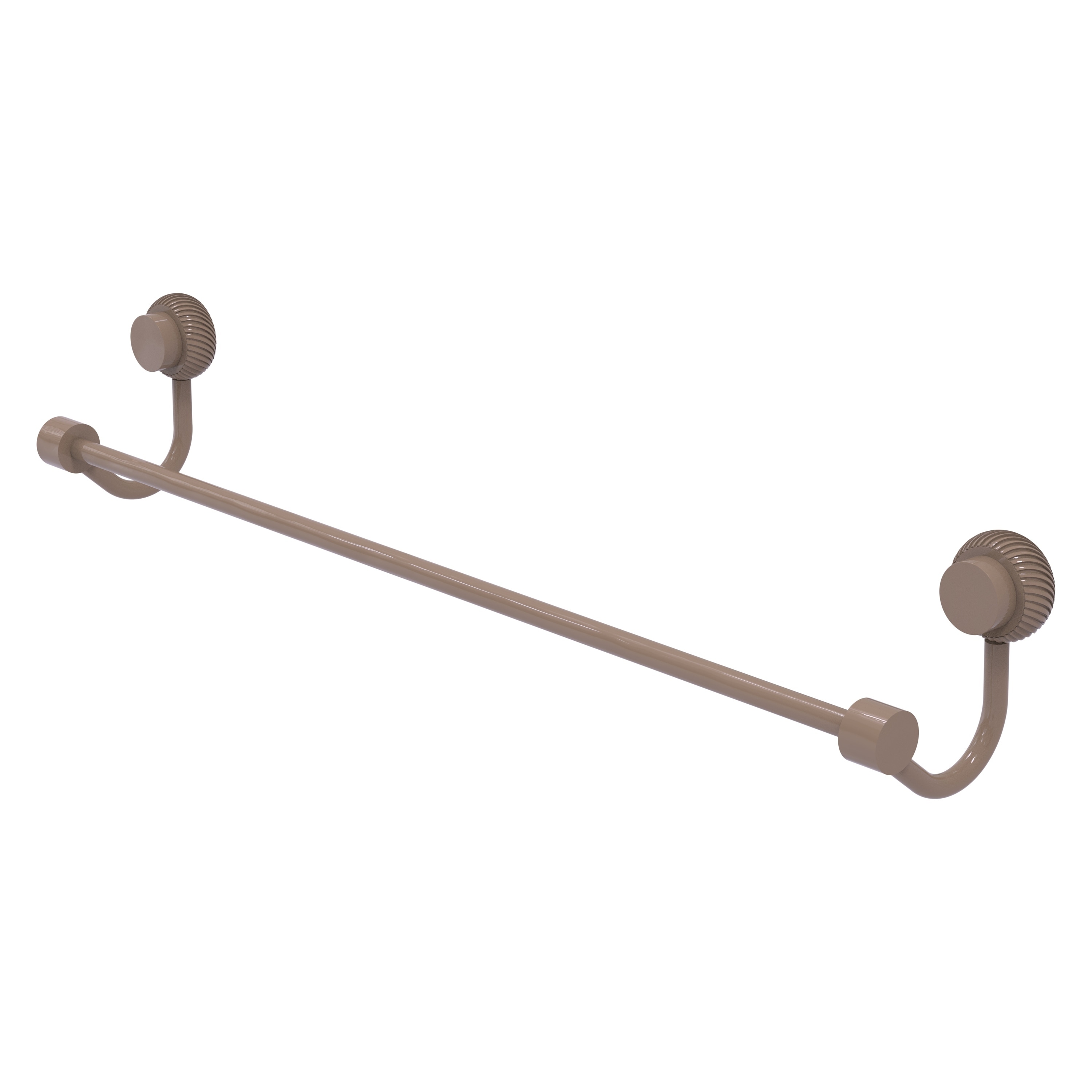 Allied Brass Venus Collection 18 Inch Towel Bar with Twist Accent