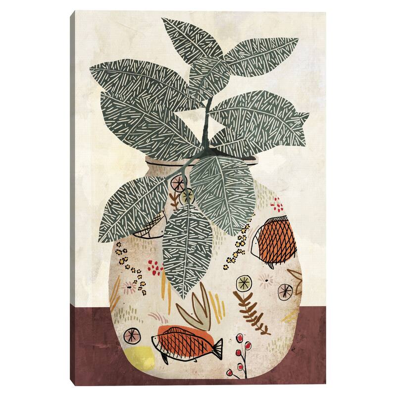 Fish Pots I by Belle Maison Canvas Art Print
