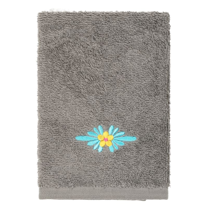 Authentic Hotel and Spa 100% Turkish Cotton Feliz 3PC Embellished Towel Set