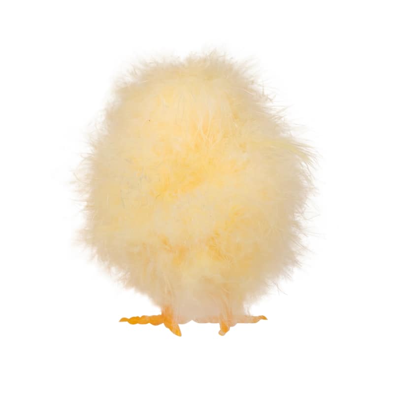 Fuzzy Easter Baby Chick Decorations - 3.25" - Set of 3
