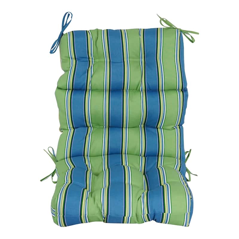 Multi-section Tufted Outdoor Seat/Back Chair Cushion (Multiple Sizes)