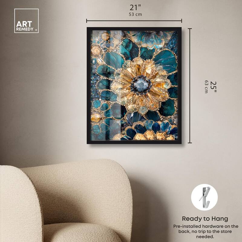 Opulent Geode IV Shadowbox by Art Remedy