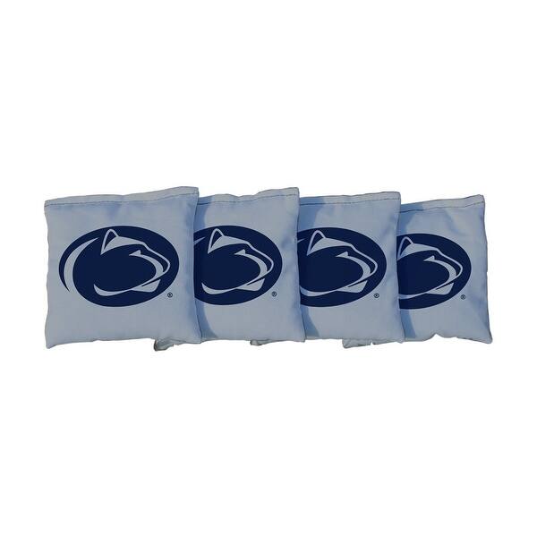 slide 2 of 3, Penn State Nittany Lions Gray Cornhole Bags All-Weather Resin Filled