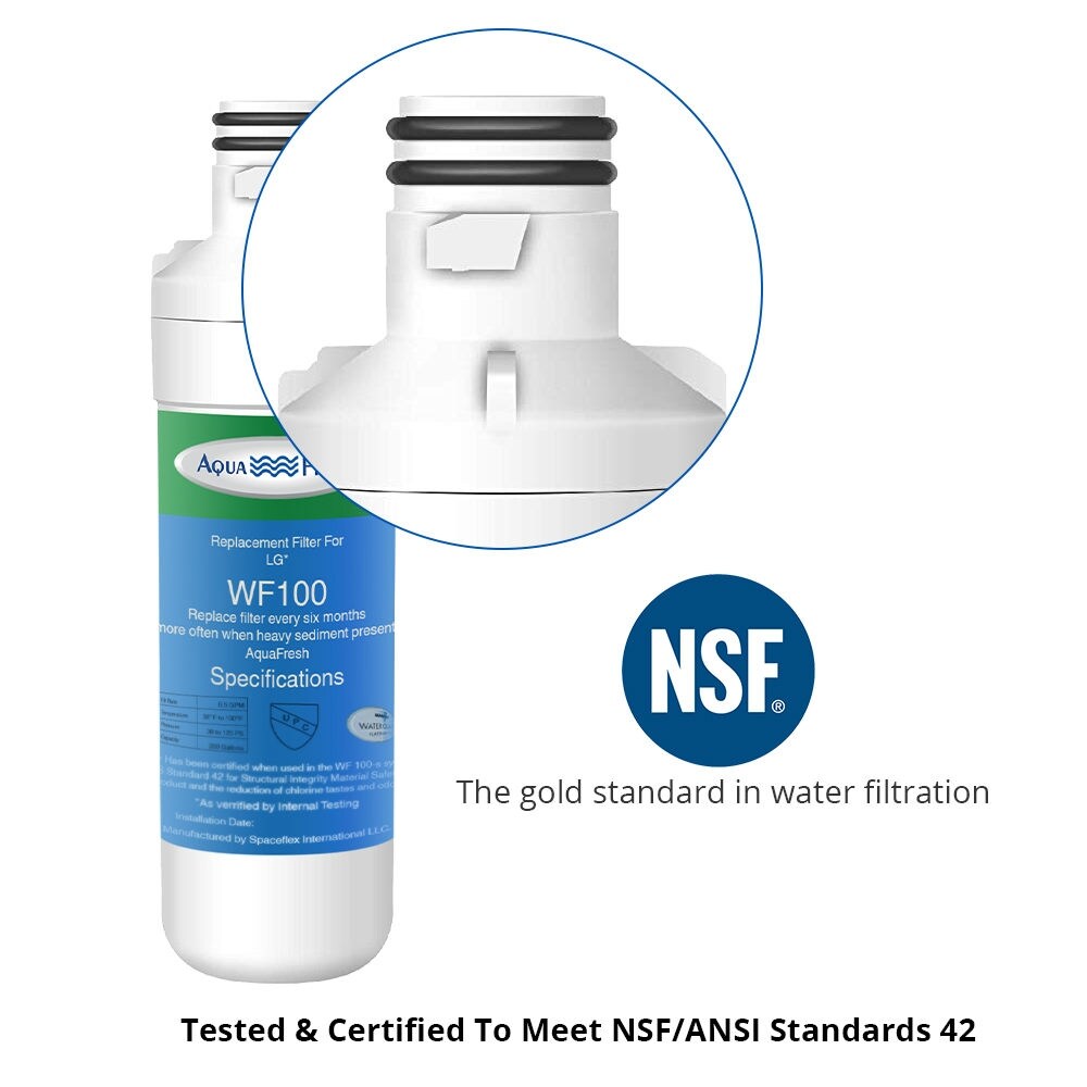 Shop Aqua Fresh Lt1000p Refrigerator Filter Replacement For Lg Lt1000p Water Filter Adq74793501 6 Pack Overstock 28787893