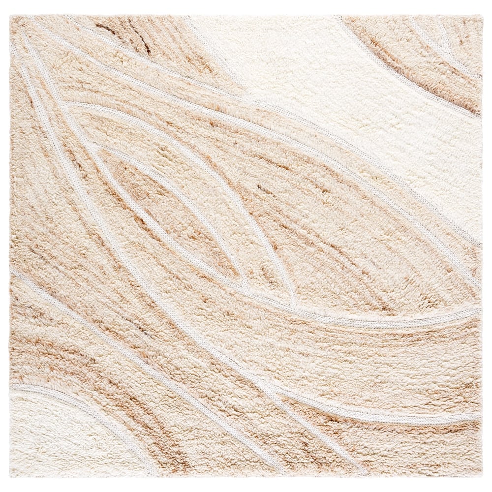 SAFAVIEH Handmade Casablanca Shag Harue Wool Rug