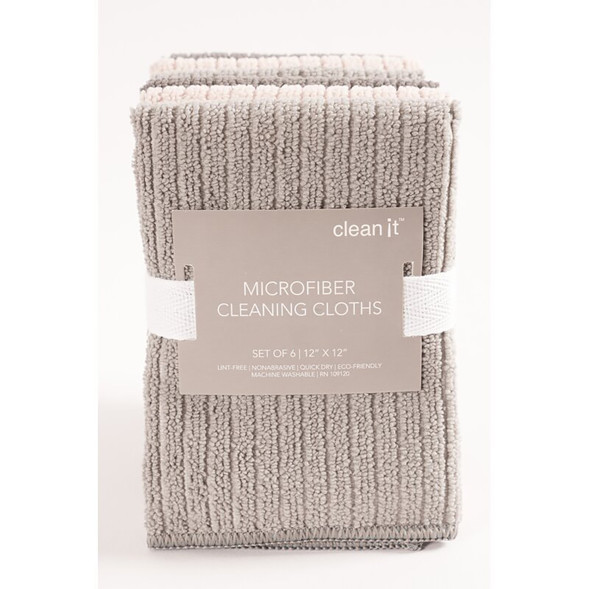 The Sloppy Chef Microfiber Dish Cloths Pack of 6 Assorted Designs New Polyester The Sloppy Chef Microfiber Dish Cloths Pack of 6 Assorted Designs New Polyester