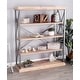 preview thumbnail 29 of 74, Brown Wood 3 Shelves Shelving Unit - 48 x 17 x 34 48 x 17 x 60