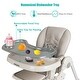 preview thumbnail 12 of 15, Babyjoy Foldable Convertible High Chair Height Adjustable Baby Feeding