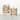 6.75"H and 8.5"H Sullivans Golden Vines Pillar Holder - Set of 2 - 5.75"L x 6"W x 8.5"H, 4.75"L x 5"W x 6.75"H