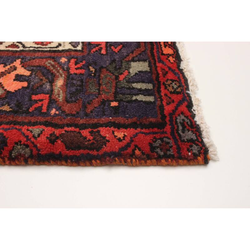 ECARPETGALLERY Hand-knotted Andelz Red Wool Rug - 4'3 x 6'11
