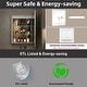 preview thumbnail 15 of 32, Rail Aluminum Recessed/Surface Mount Bathroom Medicine Cabinet with Mirror, Adjustable Brightness, Defogging & USB Port