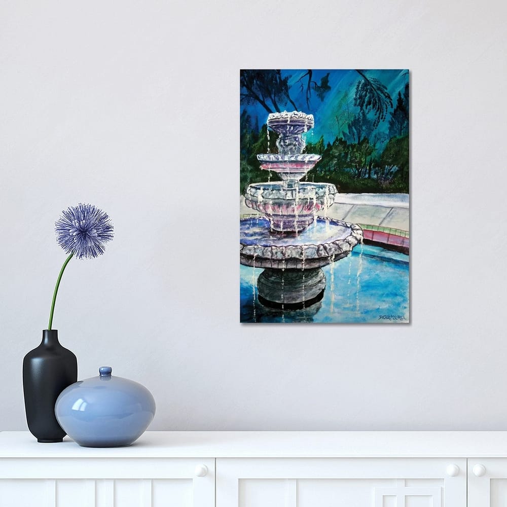 iCanvas "Water Fountain II" by Derek McCrea Canvas Print