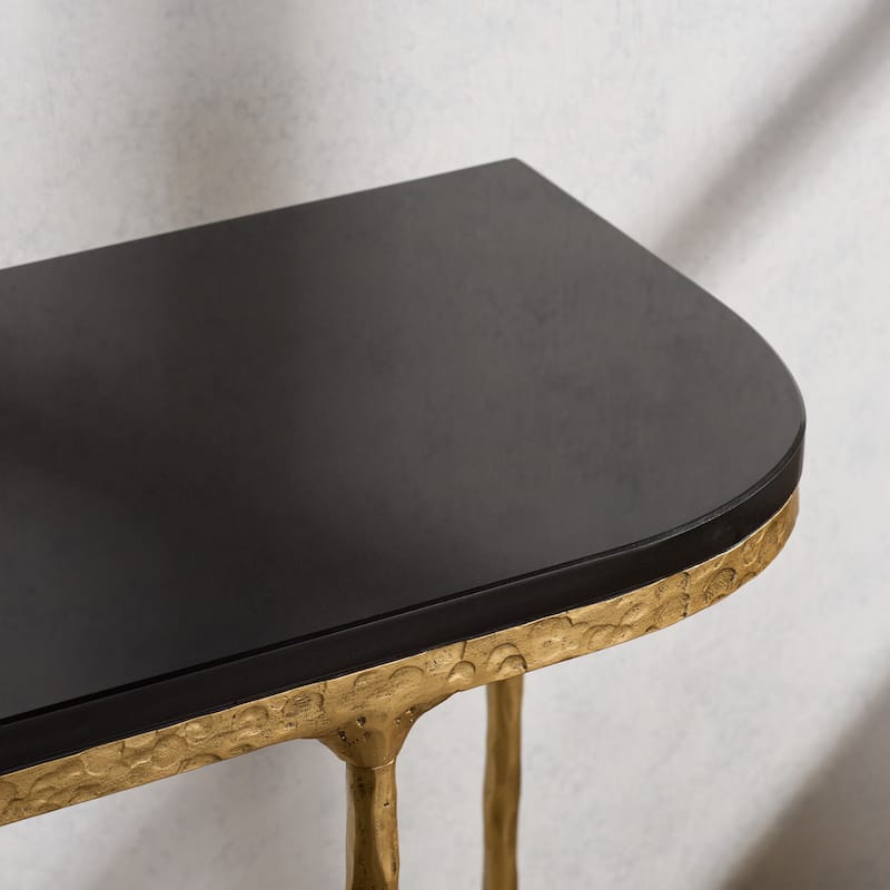 SAFAVIEH Couture Janowsky Metal & Marble Console Table - 42"W x 12"D x 30"H