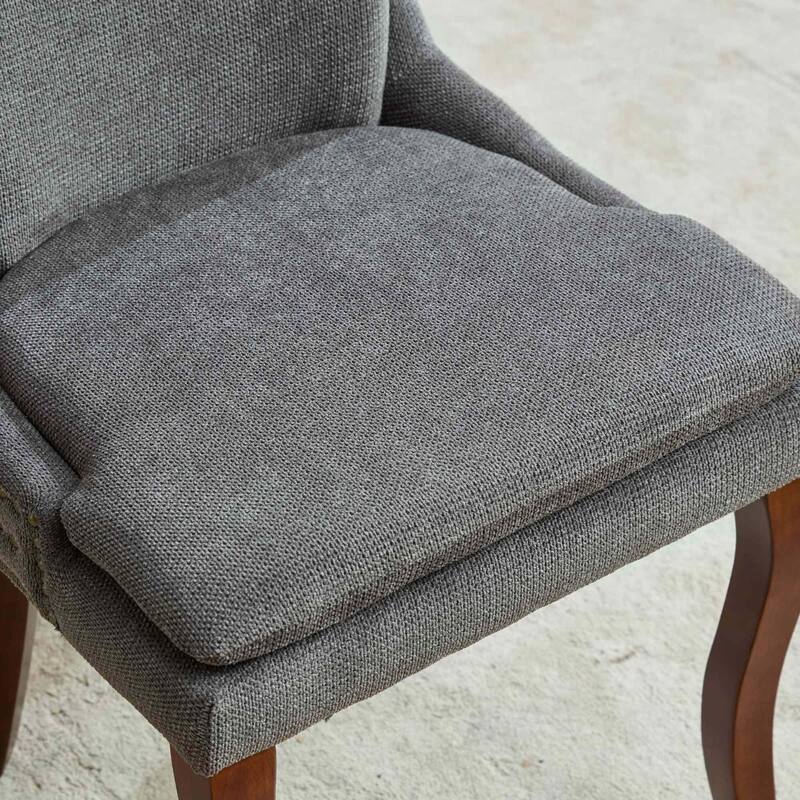 Chenille Dining Chairs Set of 2