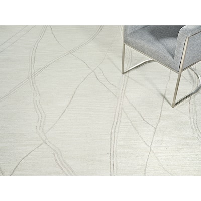 Exquisite Rugs Tangiers Handmade Hand-tufted New Zealand Wool on Canvas Ivory/Beige Area Rug