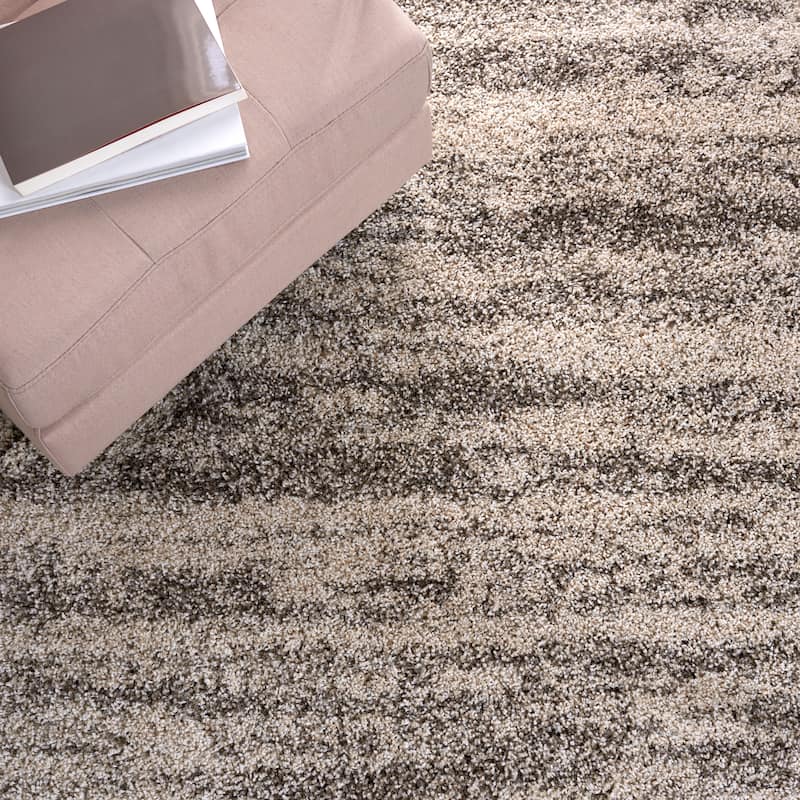 SAFAVIEH Hudson Shag Lulzime Modern Abstract 2-inch Thick Rug