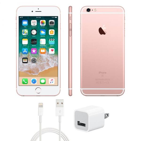 Shop Refurbished Apple Iphone 6s Plus 128gb Unlocked Rose Gold Good Condition Overstock 30422236