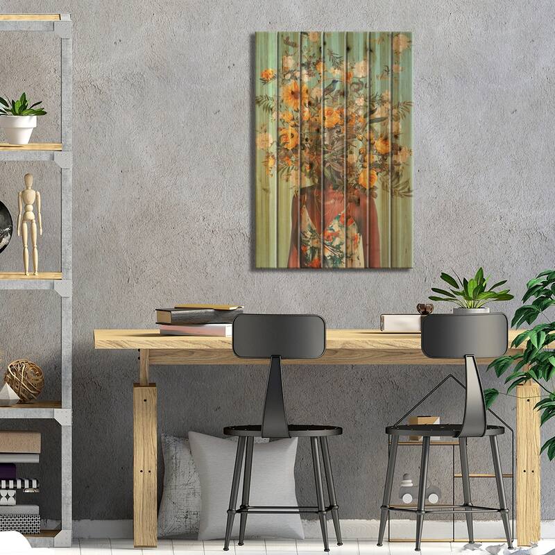 You Loved me a Thousand Summers Ago Print On Wood by Frank Moth - Multi-Color