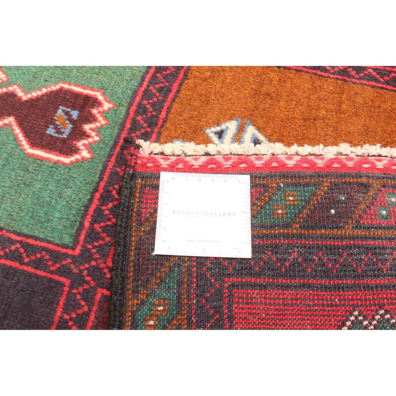 ECARPETGALLERY Hand-knotted Teimani Dark Navy Wool Rug - 2'11 x 4'6