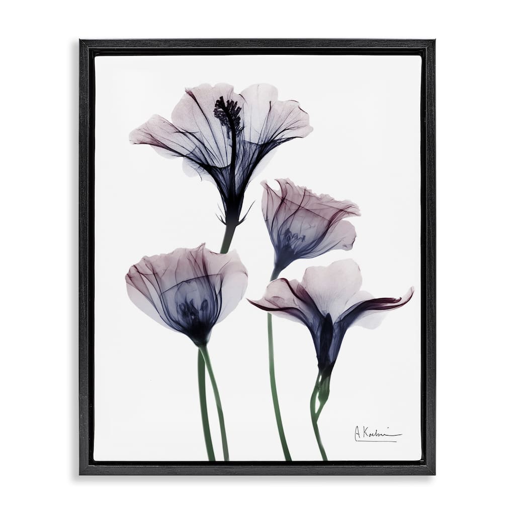 Stupell Bountiful Dusk Flowers Framed Floater Canvas Wall Art Design By Albert Koetsier