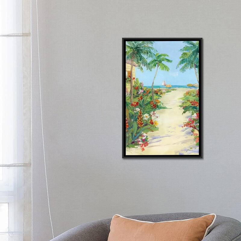 iCanvas "It's 5 o'clock Somewhere I" by Sally Swatland Framed Canvas Print