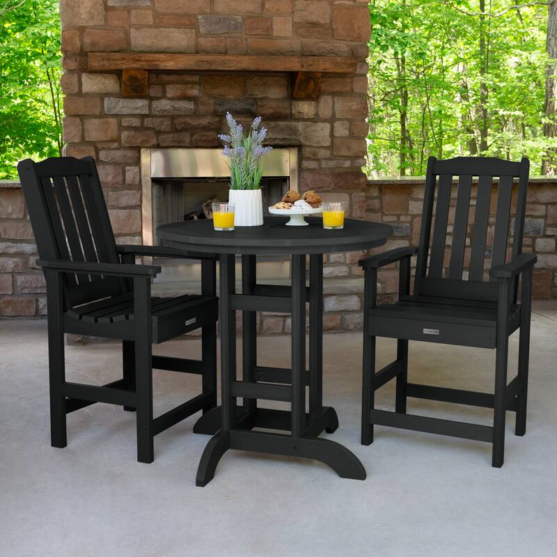 Lehigh 3-piece Counter Height Outdoor Dining Set - 36" Round Table