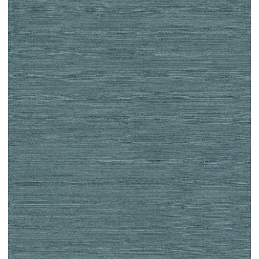 A-Street Prints Aiko Blue Sisal Grasscloth Wallpaper