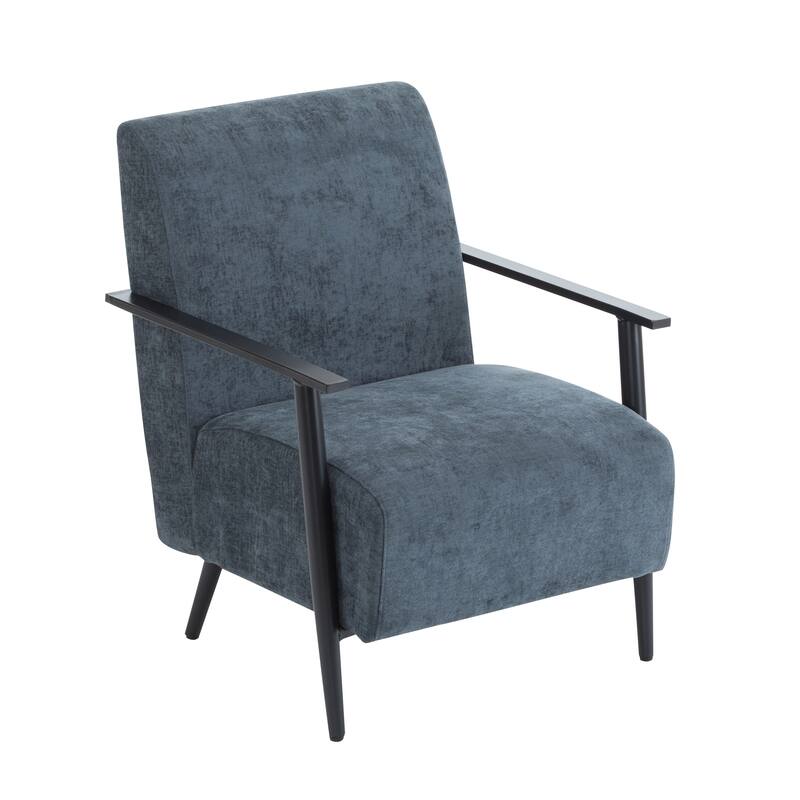 Polyester Lounge Chairs (Set of 2） with Sturdy Metal Frames, Ergonomic Design, and Space-Saving Profile
