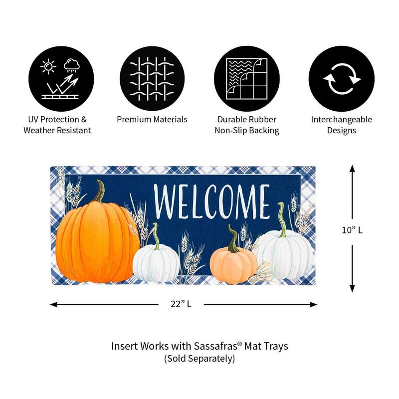 Plaid Pumpkins Sassafras Switch Mat