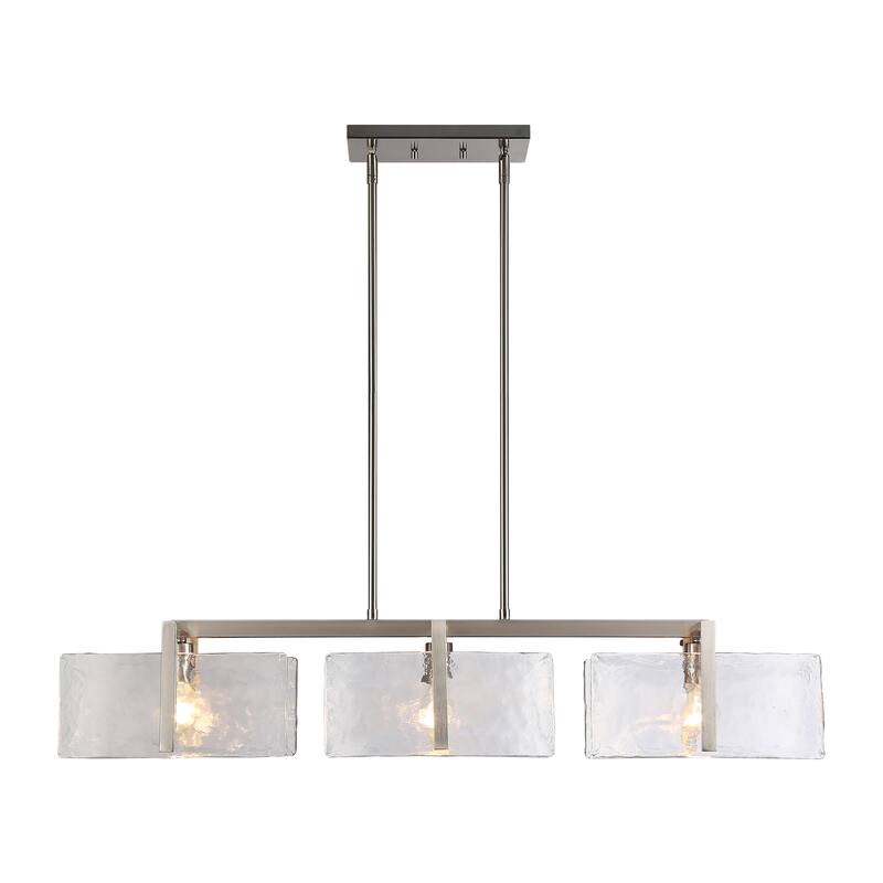 Golden Lighting Aenon 3-light Island Light in Pewter