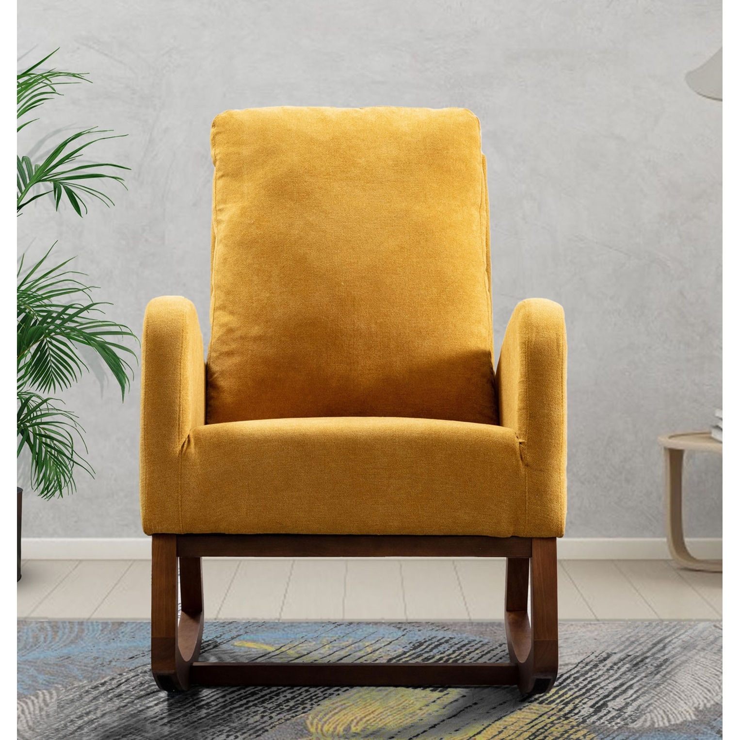 Yellow rocking chair nursery discount